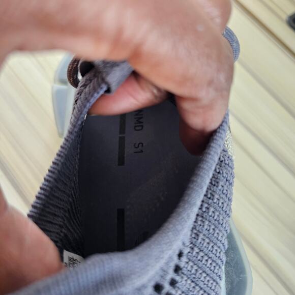 Adidas Men's Gray NMD S1 Sneakers Shoes Size 5.5 - Picture 8 of 10